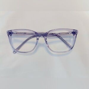 DKNY Blue Transparent Frame Glasses